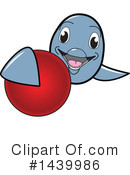 Dolphin Mascot Clipart #1439986 by Mascot Junction