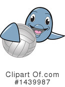 Dolphin Mascot Clipart #1439987 by Mascot Junction
