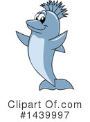 Dolphin Mascot Clipart #1439997 by Mascot Junction