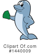 Dolphin Mascot Clipart #1440009 by Mascot Junction