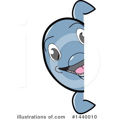 Dolphin Mascot Clipart #1440010 by Mascot Junction
