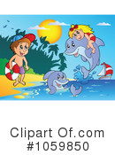 Dolphins Clipart #1059850 by visekart