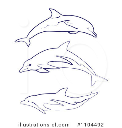 Dolphins Clipart #1104492 by merlinul