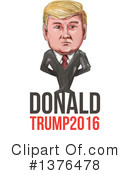 Donald Trump Clipart #1376478 by patrimonio