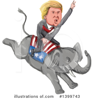 Royalty-Free (RF) Donald Trump Clipart Illustration by patrimonio - Stock Sample #1399743