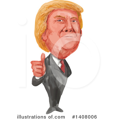 Donald Trump Clipart #1408006 by patrimonio