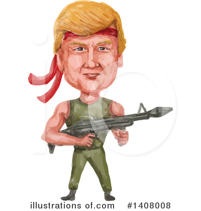 Royalty-Free (RF) Donald Trump Clipart Illustration by patrimonio - Stock Sample #1408008