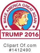 Donald Trump Clipart #1412490 by patrimonio
