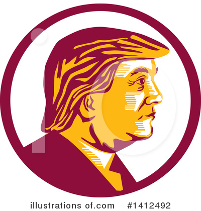 Royalty-Free (RF) Donald Trump Clipart Illustration by patrimonio - Stock Sample #1412492