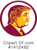 Donald Trump Clipart #1412492 by patrimonio