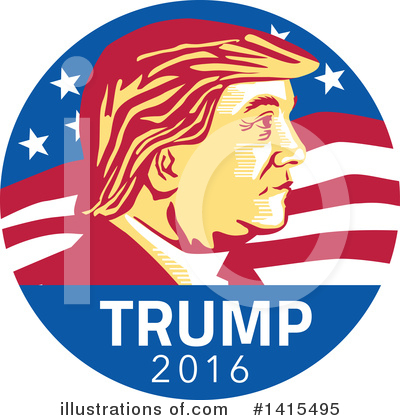 Donald Trump Clipart #1415495 by patrimonio