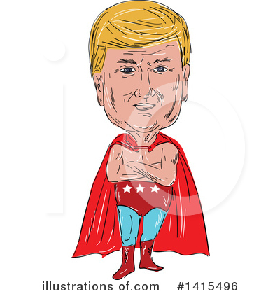 Royalty-Free (RF) Donald Trump Clipart Illustration by patrimonio - Stock Sample #1415496