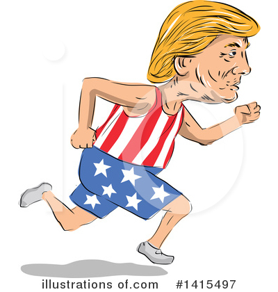 Donald Trump Clipart #1415497 by patrimonio