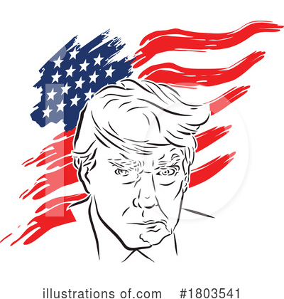 Royalty-Free (RF) Donald Trump Clipart Illustration by Johnny Sajem - Stock Sample #1803541