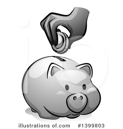 Piggy Bank Clipart #1399803 by BNP Design Studio