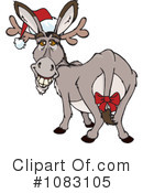 Donkey Clipart #1083105 by Dennis Holmes Designs