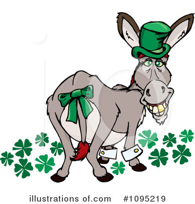 Donkey Clipart #1095219 by Dennis Holmes Designs