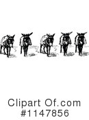 Donkey Clipart #1147856 by Prawny Vintage