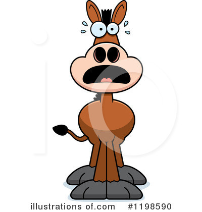 Royalty-Free (RF) Donkey Clipart Illustration by Cory Thoman - Stock Sample #1198590