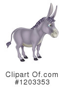 Donkey Clipart #1203353 by AtStockIllustration