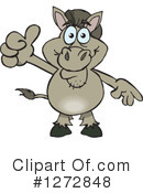 Donkey Clipart #1272848 by Dennis Holmes Designs