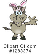Donkey Clipart #1283374 by Dennis Holmes Designs