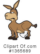 Donkey Clipart #1365689 by Mascot Junction