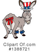 Donkey Clipart #1388721 by Dennis Holmes Designs
