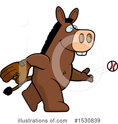 Royalty-Free (RF) Donkey Clipart Illustration by Cory Thoman - Stock Sample #1530839