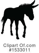 Donkey Clipart #1533011 by AtStockIllustration