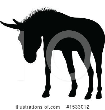 Royalty-Free (RF) Donkey Clipart Illustration by AtStockIllustration - Stock Sample #1533012