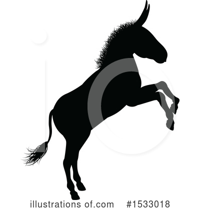Royalty-Free (RF) Donkey Clipart Illustration by AtStockIllustration - Stock Sample #1533018