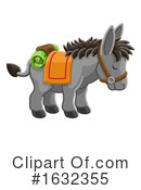 Donkey Clipart #1632355 by AtStockIllustration