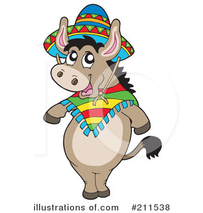 Donkeys Clipart #211538 by visekart