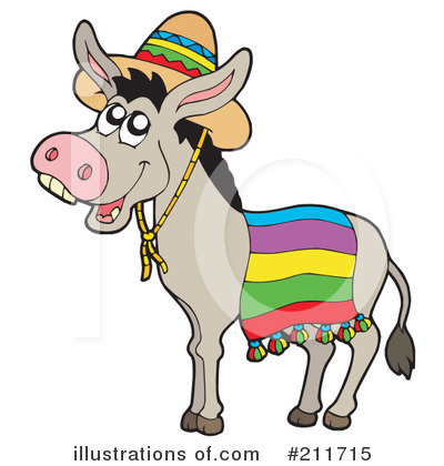 Donkeys Clipart #211715 by visekart