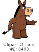 Donkey Clipart #218460 by Cory Thoman