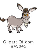 Donkey Clipart #43045 by Dennis Holmes Designs