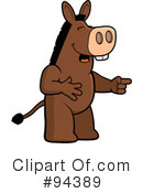 Donkey Clipart #94389 by Cory Thoman