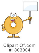 Donut Character Clipart #1303004 by Hit Toon