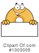 Donut Character Clipart #1303005 by Hit Toon