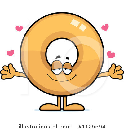 Donut Clipart #1125594 by Cory Thoman