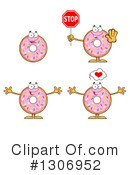 Donut Clipart #1306952 by Hit Toon
