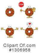 Donut Clipart #1306958 by Hit Toon