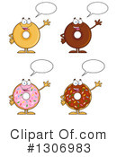 Donut Clipart #1306983 by Hit Toon