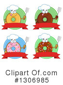 Donut Clipart #1306985 by Hit Toon