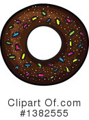 Donut Clipart #1382555 by Vector Tradition SM