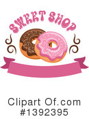 Donut Clipart #1392395 by Vector Tradition SM