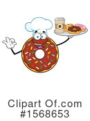 Donut Clipart #1568653 by Hit Toon