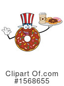 Donut Clipart #1568655 by Hit Toon