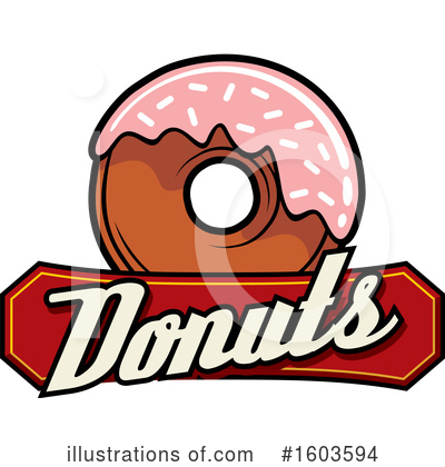 Royalty-Free (RF) Donut Clipart Illustration by Vector Tradition SM - Stock Sample #1603594